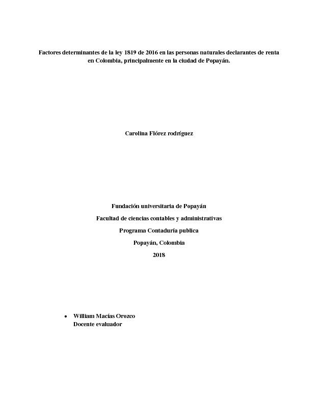 CAROLINA FLOREZ ARTICULO DE INVESTIGACION LEY 1819 2016.pdf
