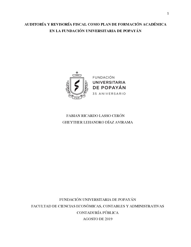 AUDITORIA Y REVISORIA FISCAL COMO PLAN DE FORMACION ACADEMICA EN LA FUNDACION UNIVERSITARIA DE PO.pdf
