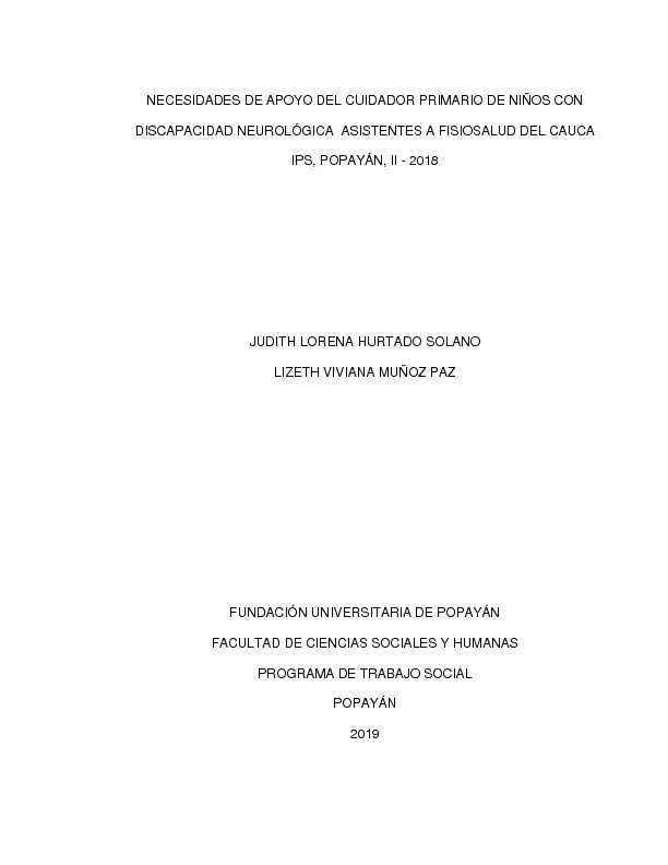 CUIDADOR PRIMARIO Y DISCAPACIDAD NEUROLÓGICA EN NIÑOS 1 (1).pdf