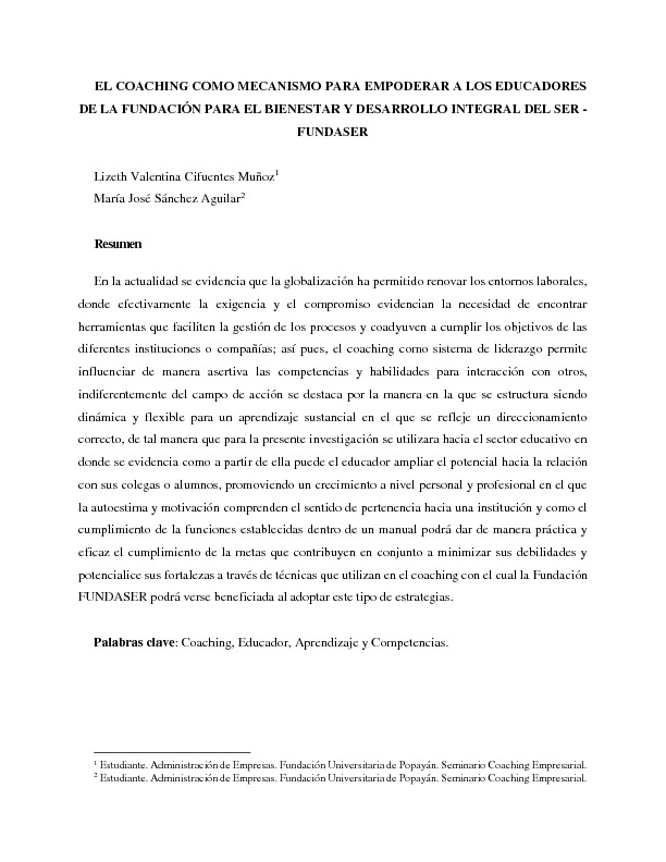 EL COACHING COMO MECANISMO PARA EMPODERAR A LOS EDUCADORES DE LA FUNDACIÓN PARA EL BIENESTAR Y DESARRO~1.pdf