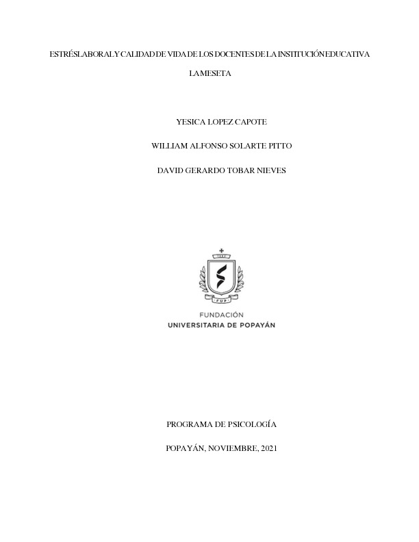 ESTRES LABORAL Y CALIDAD DE VIDA DE LOS DOCENTES DE LA INSTITUCION EDUCATIVA LA MESETA (2022).pdf