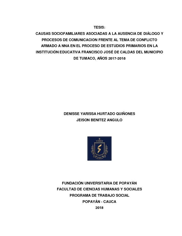 CAUSAS SOCIO FAMILIARES ASOCIADAS A LA  AUSENCIA DE DIÁLOGO Y PROCESOS DE COMUNICACION.pdf