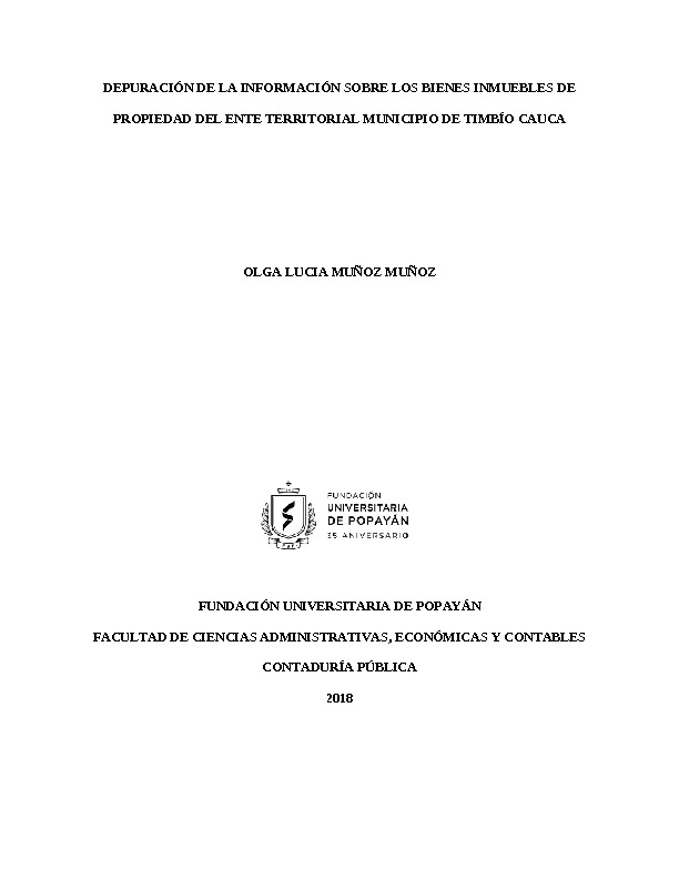 DEPURACION DE LA INFORMACION SOBRE LOS BIENES INMUEBLES DE PROPIEDAD DEL ENTE TERRITORIAL MUNICIP.pdf
