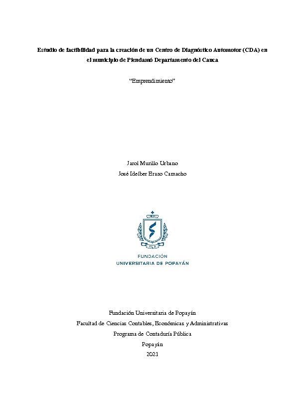 Estudio de Factibilidad CDA  Piendamó Jarol Murillo y Jose Erazo.pdf