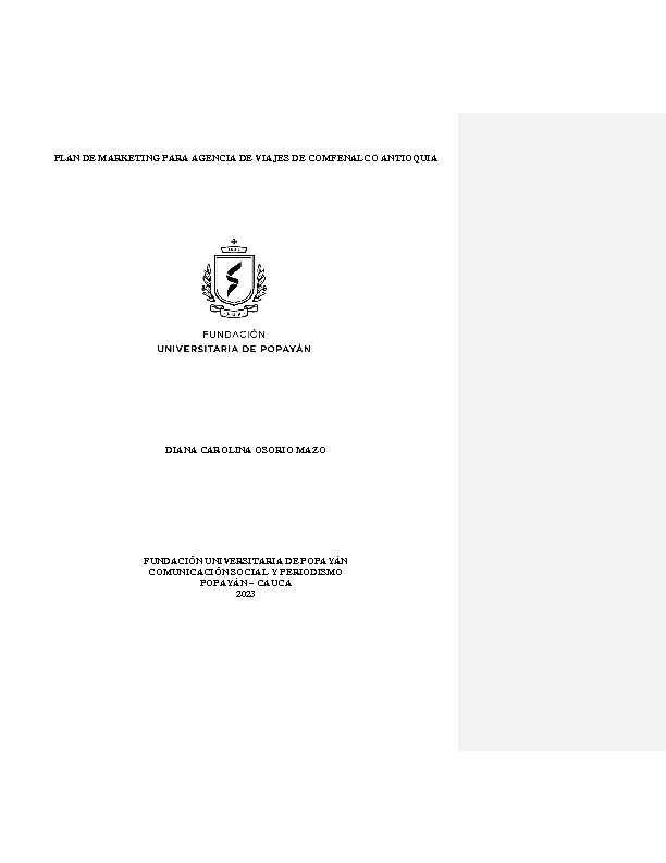 PLAN DE MARKETING PARA AGENCIA DE VIAJES DE COMFENALCO ANTIOQUIA.pdf
