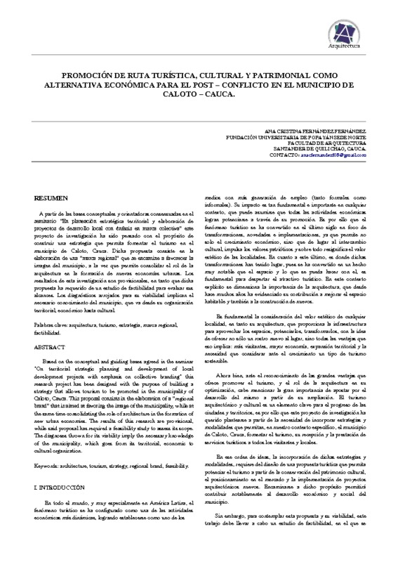 FOMENTO TURÍSTICO, CULTURAL Y PATRIMONIAL DEL MUNICIPIO DE CALOTO CAUCA.pdf
