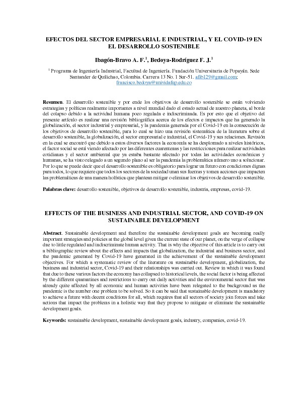 2. ANDRES IBAGON - EFECTOS DEL SECTOR EMPRESARIAL E INDUSTRIAL, Y EL COVID-19 EN EL DESARROLLO SOSTENIBLE.pdf