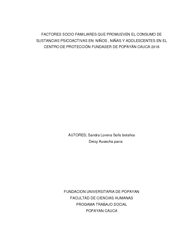 FACTORES SOCIO FAMILIARES QUE PROMUEVEN EL CONSUMO DE SUSTANCIAS PSICOACTIVAS EN NIÑOS , NIÑAS Y .pdf