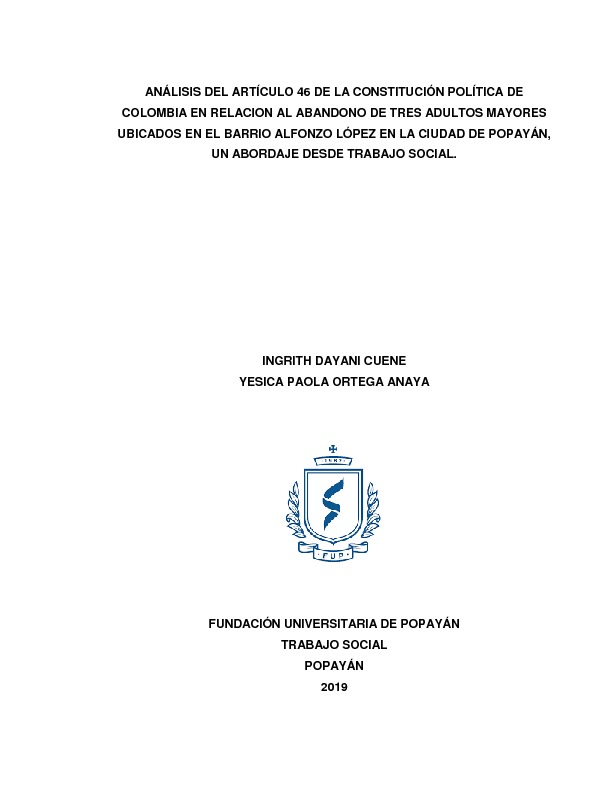 ANÁLISIS DEL ARTÍCULO 46 DE LA CONSTITUCIÓN POLÍTICA DE COLOMBIA EN RELACION AL ABANDONO DE TRES .pdf