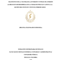 DIAGNÓSTICO DE LA CULTURA DE LA INVERSIÓN Y NIVELES DE AVERSIÓN AL RIESGO EN MICROEMPRESAS DE LA .pdf