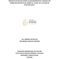 EXPERIENCIAS VIVIDAS Y PATERNIDAD A TEMPRANA EDAD EN EL PROYECTO DE VIDA DE CUATRO (4) ADOLESCENT.pdf