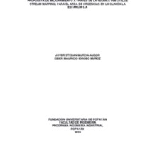 PROPUESTA DE MEJORAMIENTO A TARVEZ DE LA TECNICA VSM (VALUE STREAM MAPPING) PARA EL AREA DE URGEN.pdf