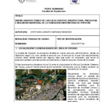 DISEÑO ARQUITECTONICO DE LA FACULTAD DE ARQUITECTURA,PSICOLOGIA E INGENIERIA INDUSTRIAL DE LA FUP.pdf